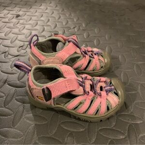 Keen Newport Sandals Size 5 Baby Toddler Girls Pink Gray Kids Watershoes Hiking